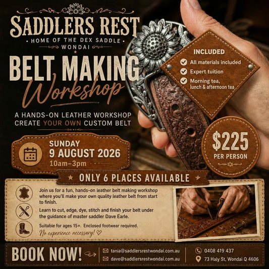 Belt Making Workshop - 9th August 2026